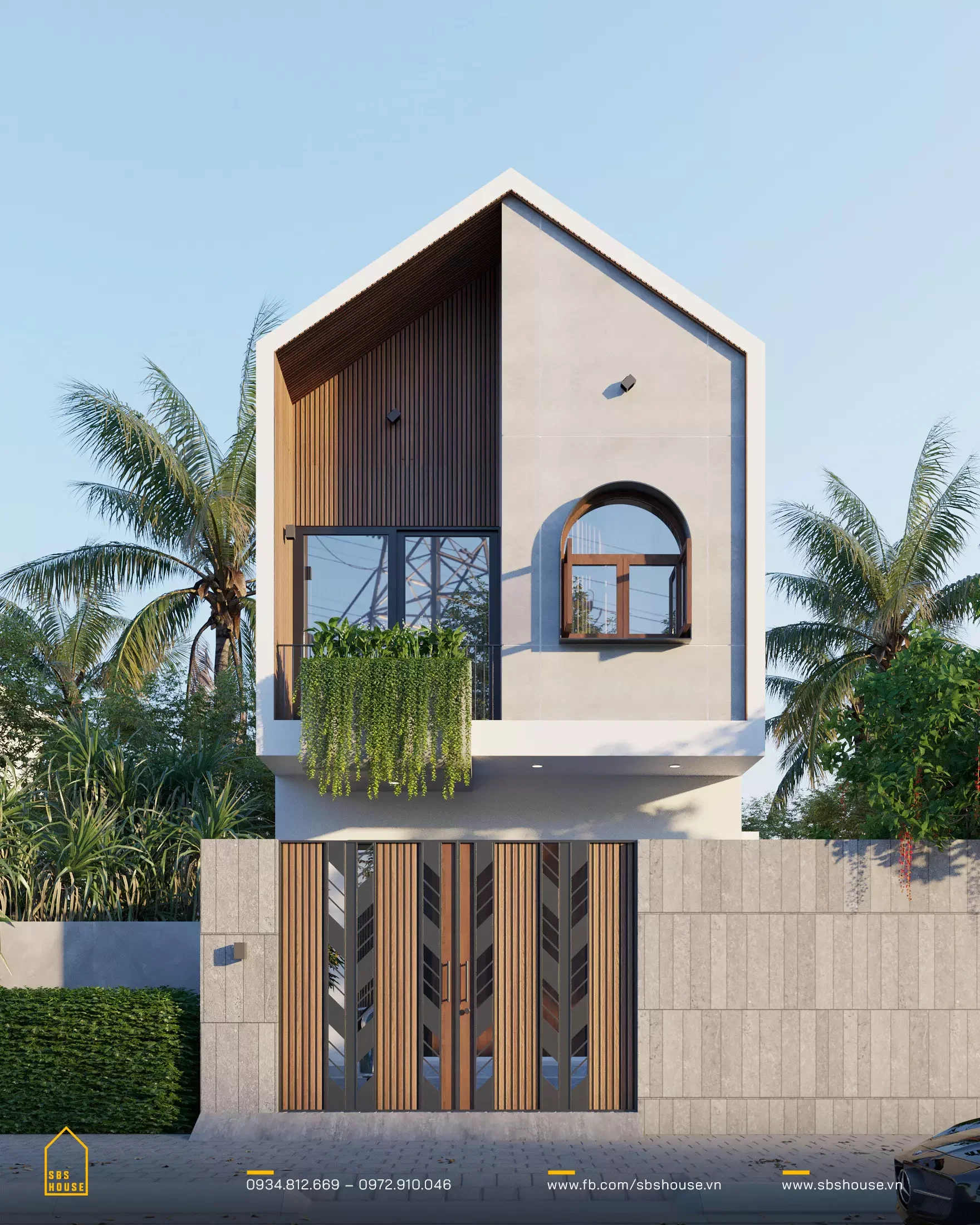 mẫu nhà 2 tầng đẹp