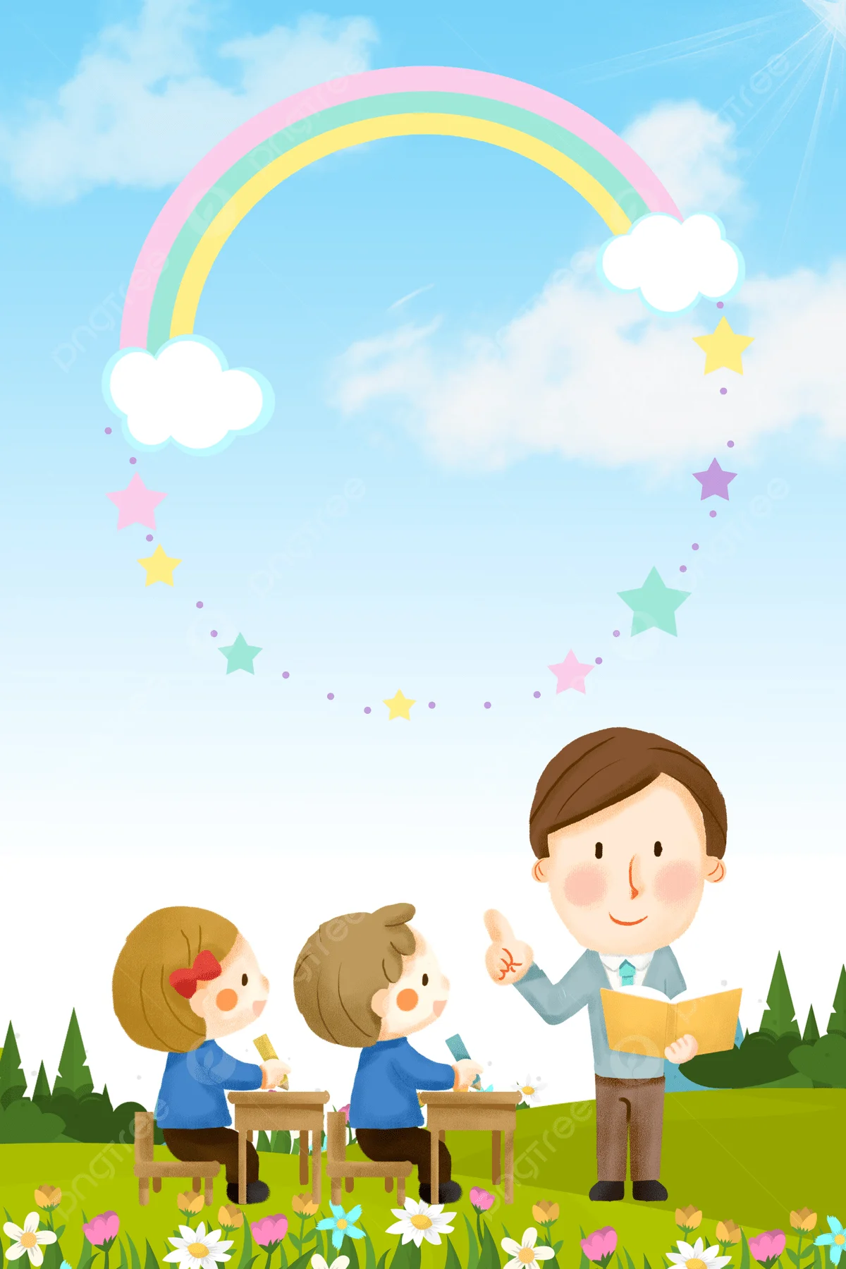 Nền Lớp Mẫu Giáo Giáo Dục Mầm Non áp Phích Giáo Dục Mầm Non Hình Nền Cho Tải Về Miễn Phí - Pngtree