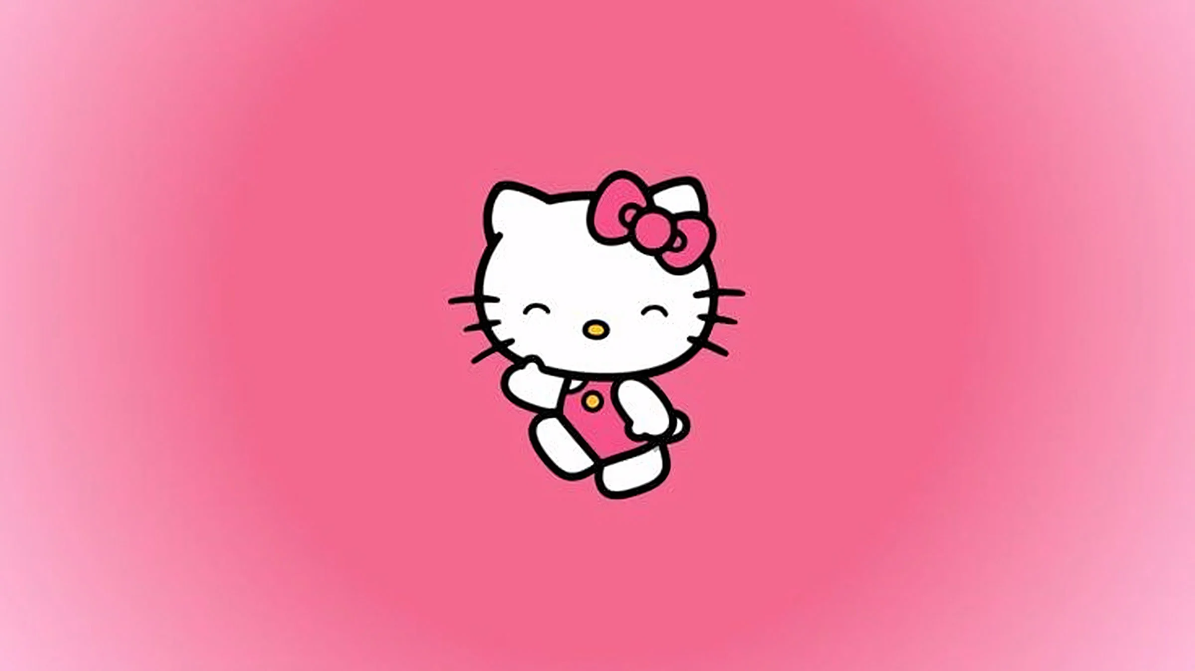 Hình nền Hello Kitty cute nền hồng nhạt