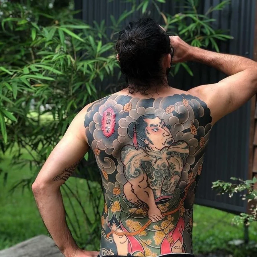 1001+ Hình xăm Nhật cổ kín lưng KHÍ CHẤT ngút trời | Yody