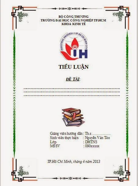Tổng hợp các mẫu bìa tiểu luận cực đẹp | KHO LUẬN VĂN TIỂU LUẬN MIỄN PHÍ
