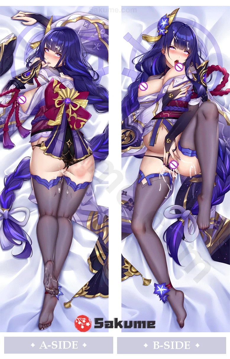 Buy Sakume Raiden Shogun Genshin Hentai Naked Waifu Body Pillowcase | Genshin Impact Body Pillow | Sakume