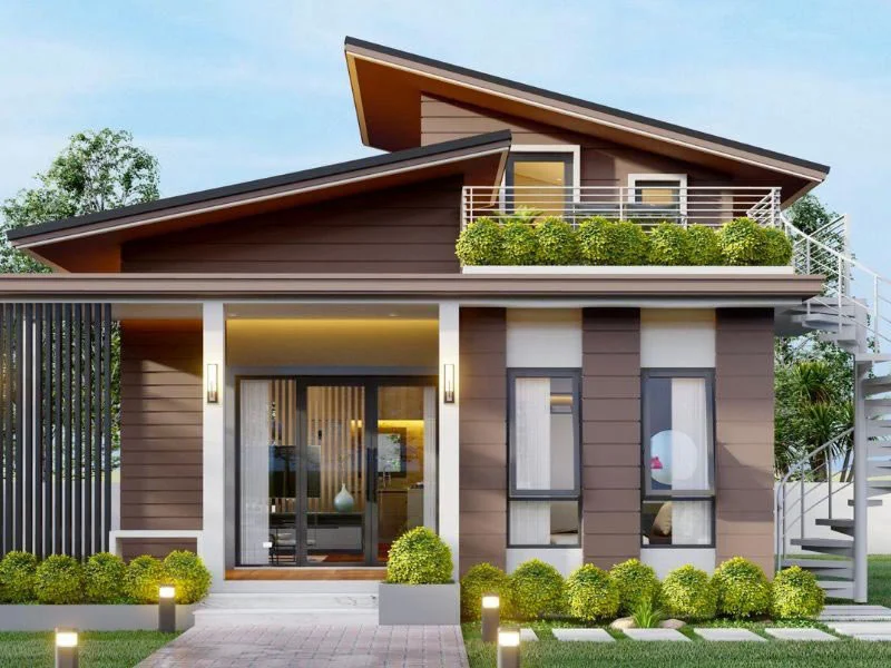 mẫu nhà cấp 4 nông thôn đơn giản