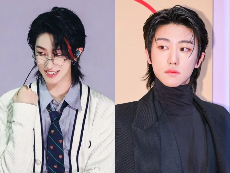 Tóc 7/3 mullet nam