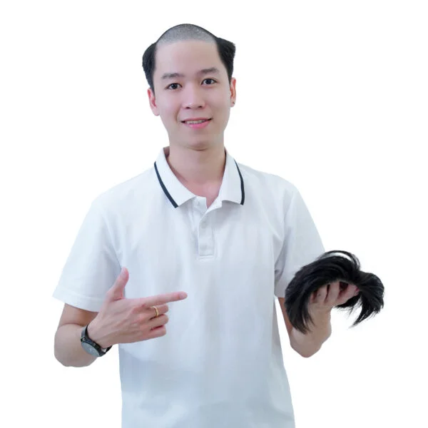 Tóc Giả Nam Kiểu Sidepart 7/3 Mái Rũ – Tự Nhiên Và Cuốn Hút - Tóc Giả Sài Gòn