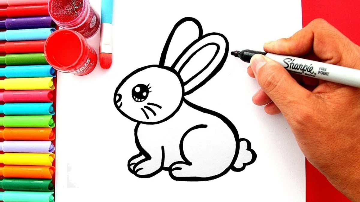 Hướng dẫn vẽ con thỏ nhanh chóng và dễ dàng thực hiện