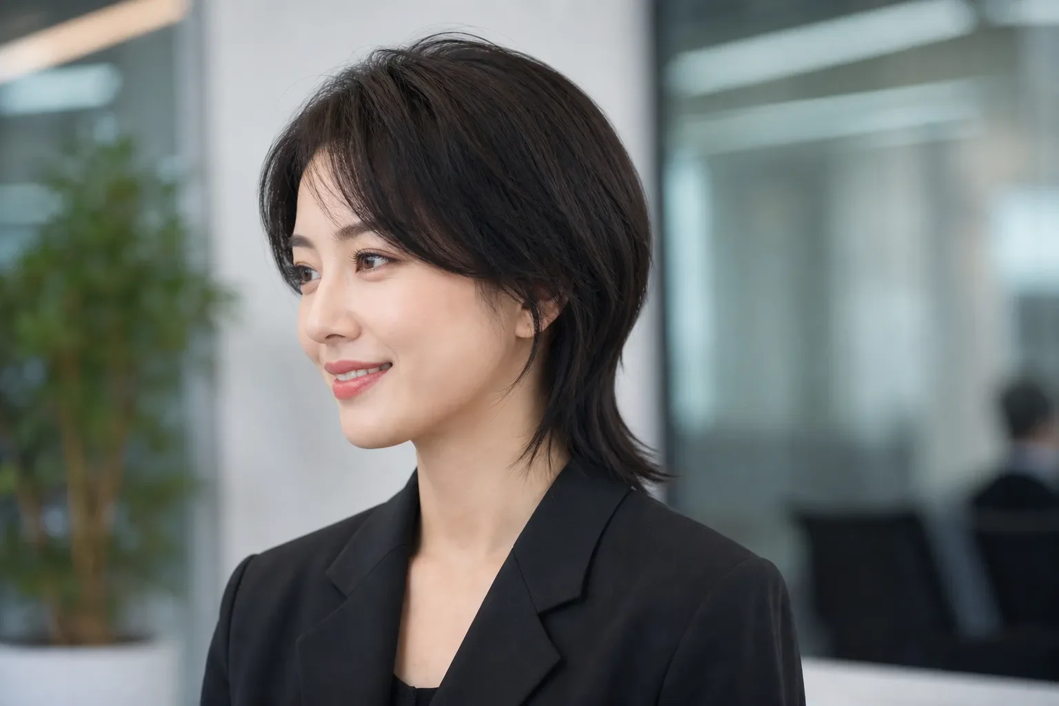 Kiểu tóc Business Mullet (Bizzo Mullet) gọn gàng phía trước, gáy dài kín đáo hợp môi trường công sở