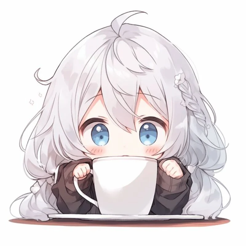 Hình ảnh chibi nữ cute đơn giản (2)