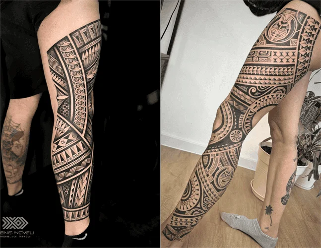 Hình Xăm Maori Ở Chân Ngầu Đến Mức Không Thể Bỏ Qua