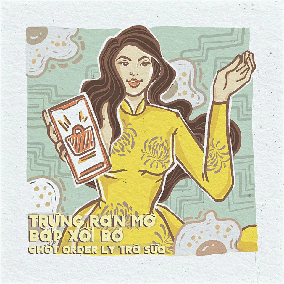 Cách ly xã hội, giảm căng thẳng mùa dịch Covid-19 bằng tranh áp phích táo bạo