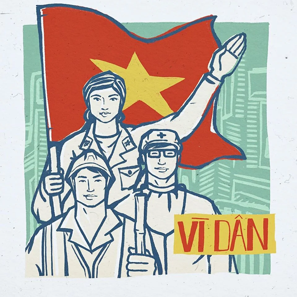 Cách ly xã hội, giảm căng thẳng mùa dịch Covid-19 bằng tranh áp phích táo bạo