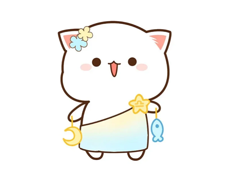 Hướng dẫn cách vẽ mèo cute đơn giản cho bé - Artnam
